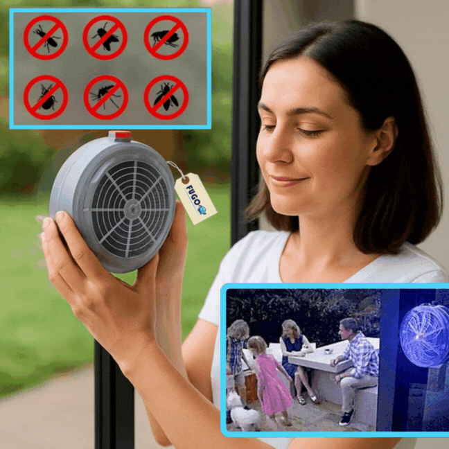 Dispozitiv anti-insecte cu incarcare solara