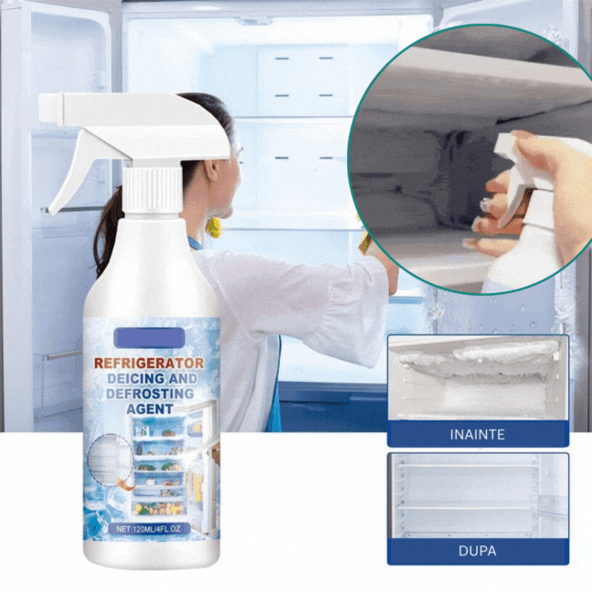 Spray dezghetare congelator instant