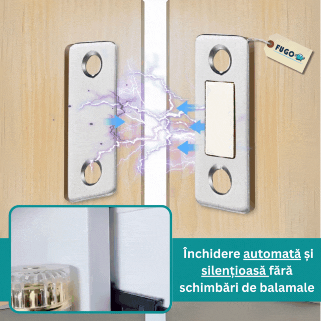 Sistem magnetic de prindere pentru usi, 8 buc.