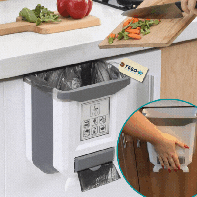 Cos de gunoi pliabil pentru bucatarie