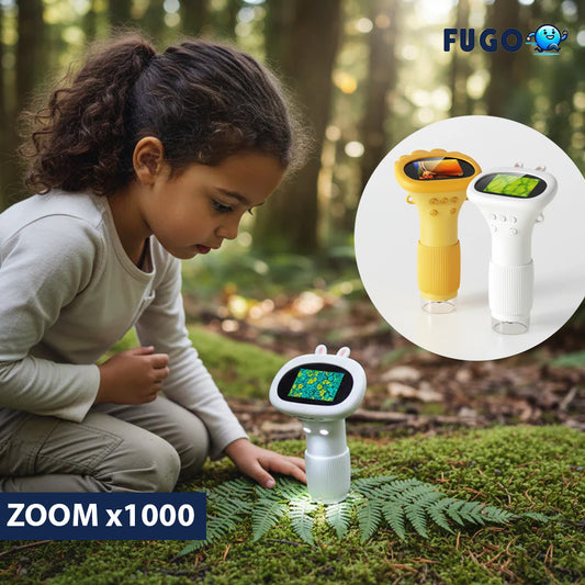 Microscop portabil pentru copii