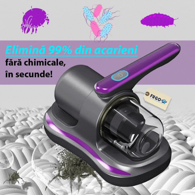 Aspirator portabil pentru acarieni si praf AcariStop UV