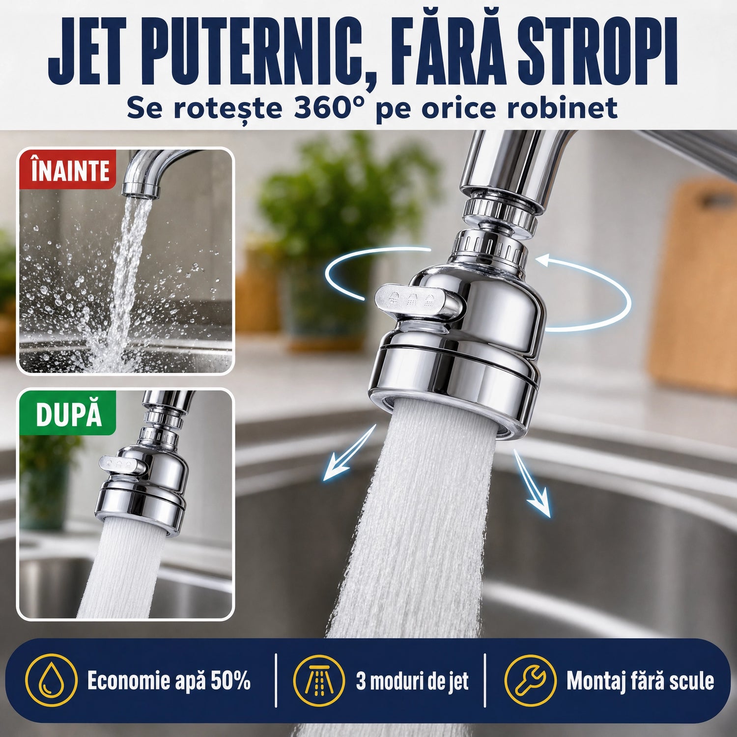 Cap robinet rotativ