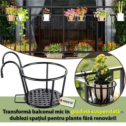 Set 3x suporturi rotunde de flori FloraSuport