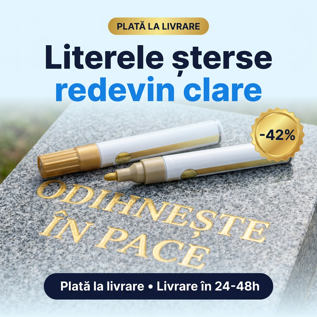 Marker restaurare inscriptii funerare - oferta