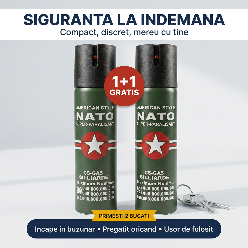Spray siguranta personala - 1+1 gratis, primesti 2 bucati