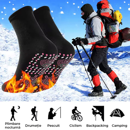 Sosete auto-incalzire, cu turmalina