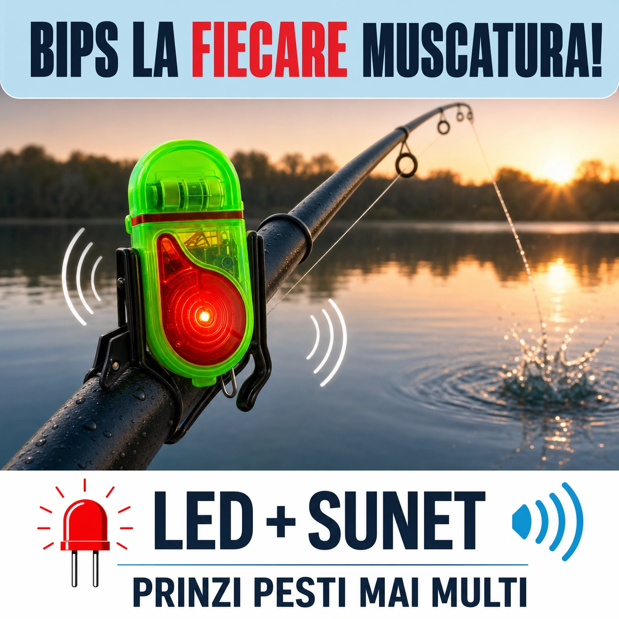 Alarma inteligenta pentru undita